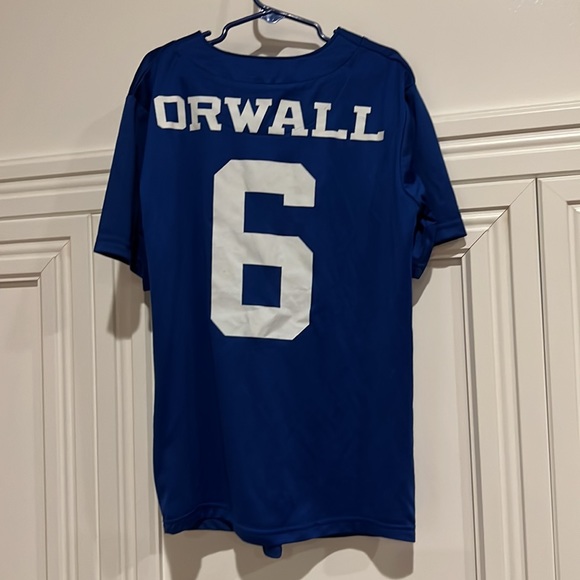 Nike Team MLB Texas Rangers Orwall Short Sleeve T-shirt Size Small Kids - Picture 2 of 6